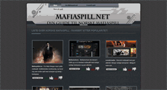 Desktop Screenshot of mafiaspill.net